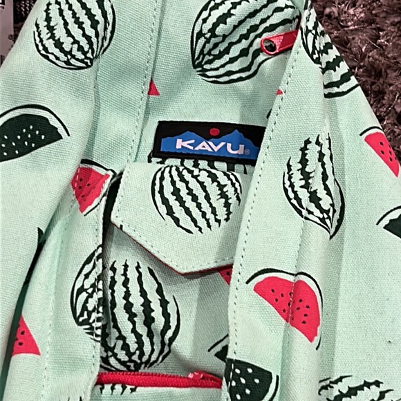 Kavu Shoulder Rope Bag.  Watermelon - Picture 3 of 8